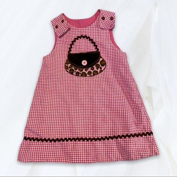Y2K The Bailey Boys Reversible Pink Corduroy Dress - Picture 1 of 7